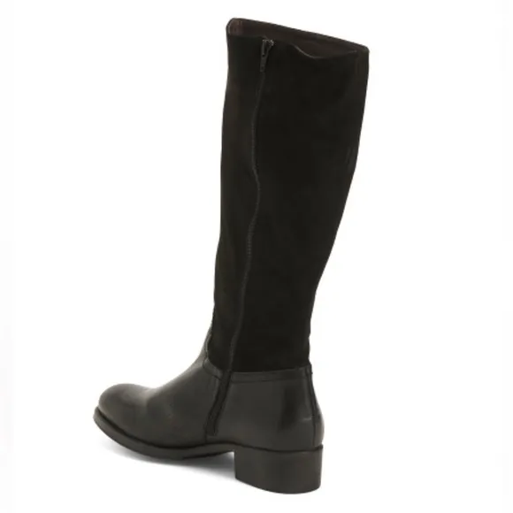 HELENE ROUGE Made In Spain Suede Tall Shaft Boots