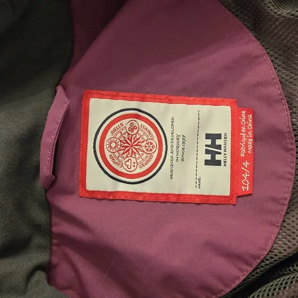 Helly Hansen Purple Kids Snowsuit