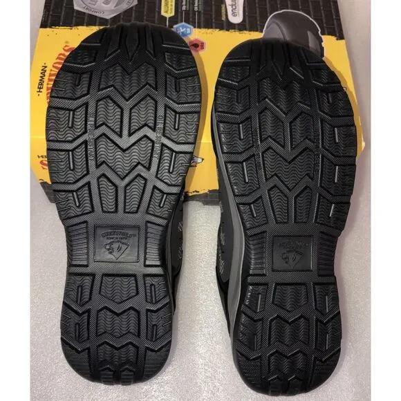 Herman Survivors Diecast Aluminum Alloy Safety Toe Work Shoes Boots Mens Size 8