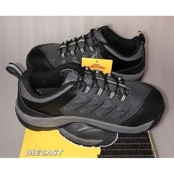 Herman Survivors Diecast Aluminum Alloy Safety Toe Work Shoes Boots Mens Size 8