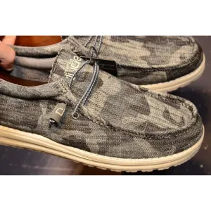 Hey Dude Wally Men's Sneakers Size 11 Camo Tweed Casual Shoes 110083266