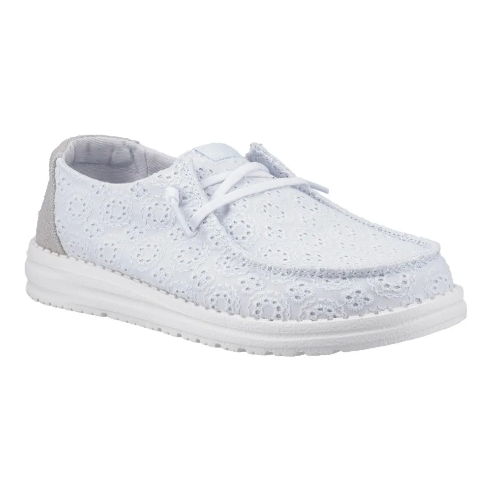 HEYDUDE Wendy Eyelet Lace Shoes