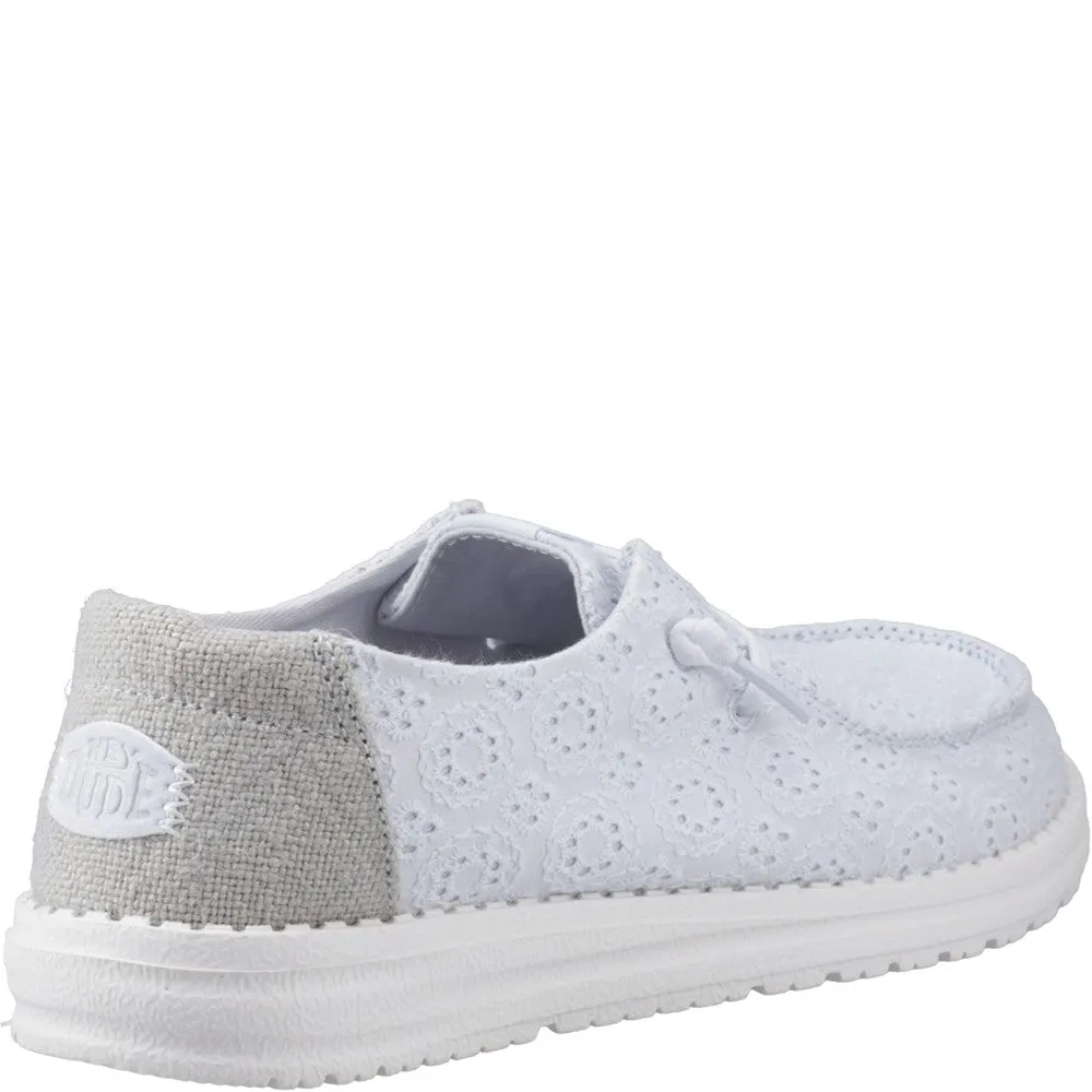 HEYDUDE Wendy Eyelet Lace Shoes