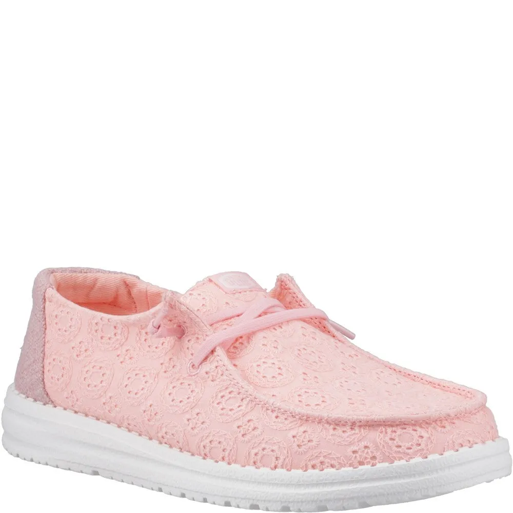 HEYDUDE Wendy Eyelet Lace Shoes