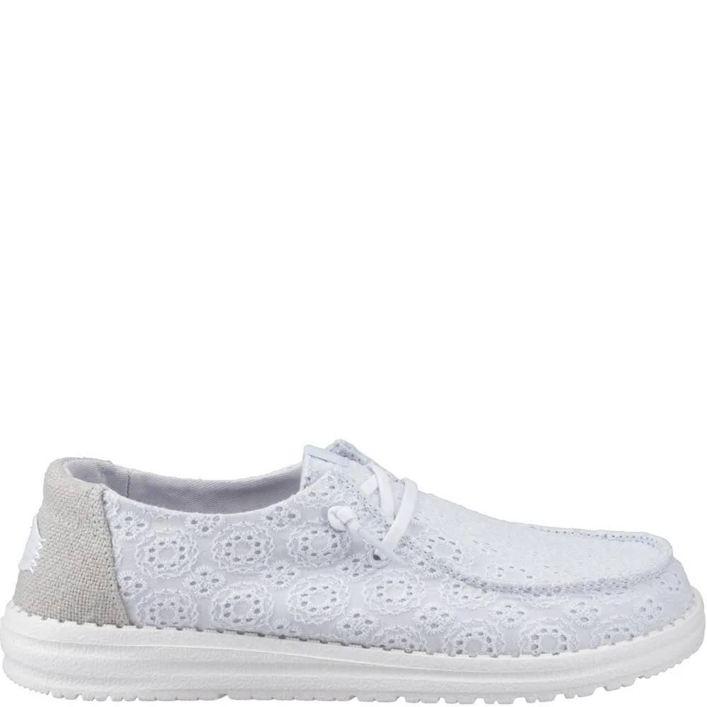 HEYDUDE Wendy Eyelet Lace Shoes