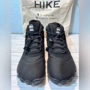 Hike footwear Caspar Non-slip Waterproof Winter Barefoot boots men’s black EU36