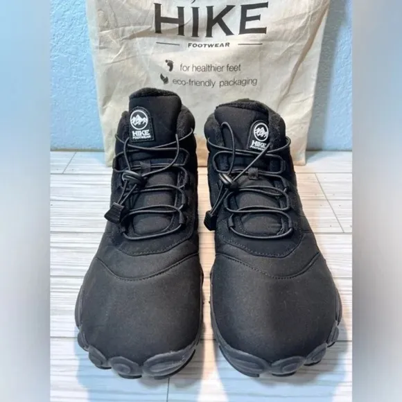 Hike footwear Caspar Non-slip Waterproof Winter Barefoot boots men’s black EU36