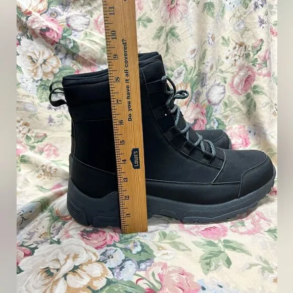 Hiker boots lace up boots