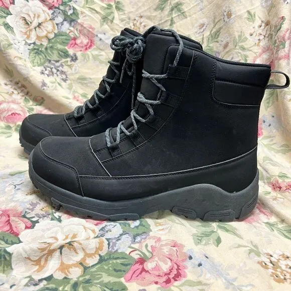 Hiker boots lace up boots