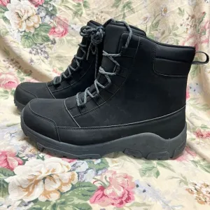 Hiker boots lace up boots