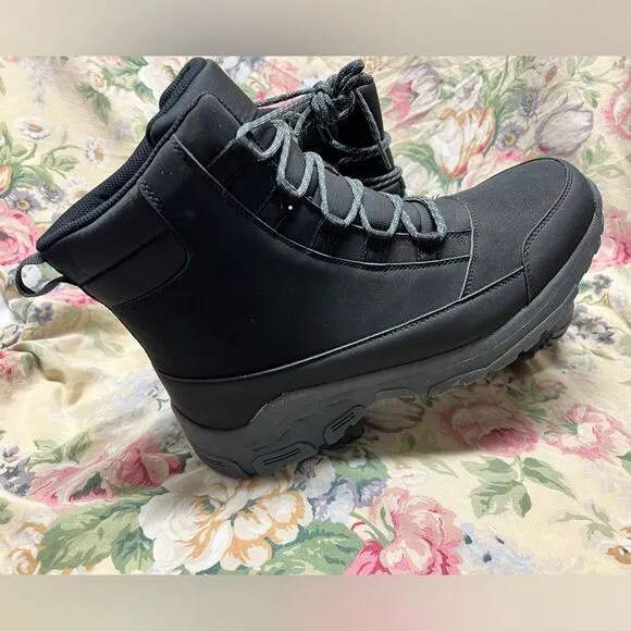 Hiker boots lace up boots
