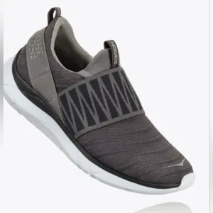 Hoka Hupana Slip On Sneakers Dark Gray Womens Size 6.5