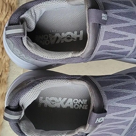 Hoka Hupana Slip On Sneakers Dark Gray Womens Size 6.5