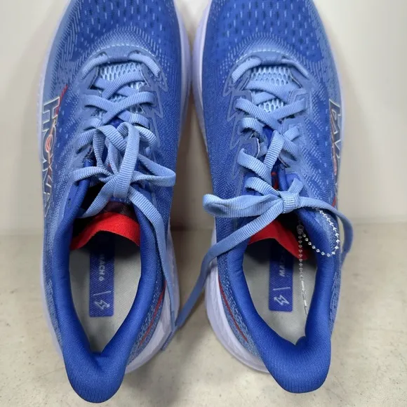 Hoka Mach 6 Running Shoes Womens Size 9B Mirage Stellar Blue Sneakers 1147810