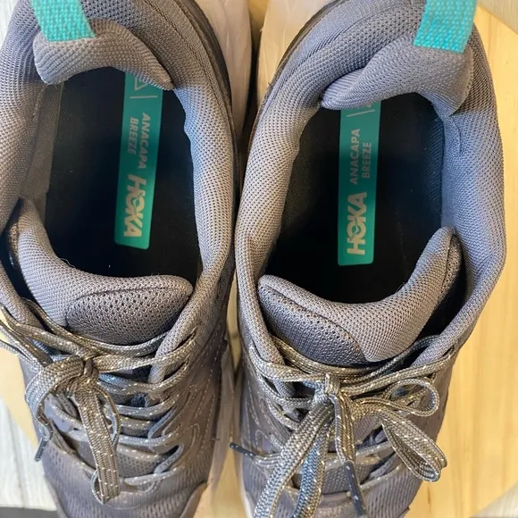 Hoka One One Anacapa GORE-TEX Low Dune Oxford Gray Sneakers Shoes 11.5D