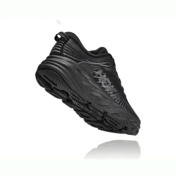 Hoka One One Bondi 7 1110519/BBLC Sneakers Women's Black Running Shoes EFAS32