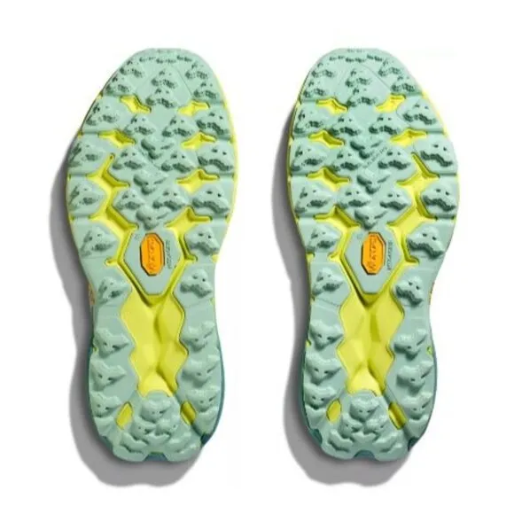 HOKA Women's Speedgoat 5 Trail Running Sneakers, Mercury/Tropic Teal, Size 9.5B