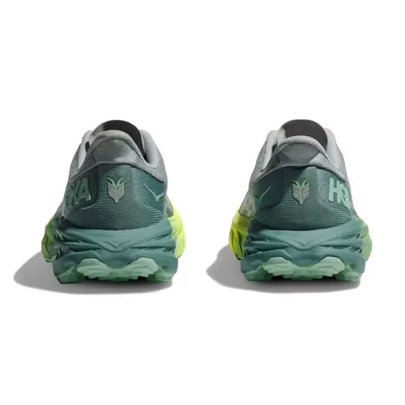 HOKA Women's Speedgoat 5 Trail Running Sneakers, Mercury/Tropic Teal, Size 9.5B