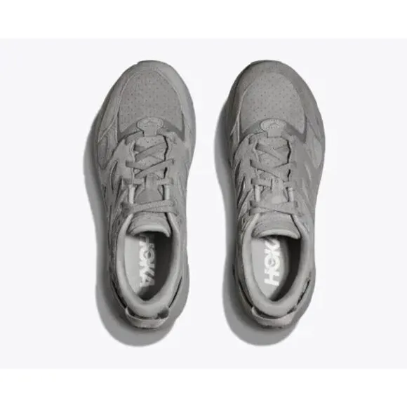 Hoka One One Clifton L Suede 1122571 Sneakers Men's 9.5 Limestone Shoes TF2259