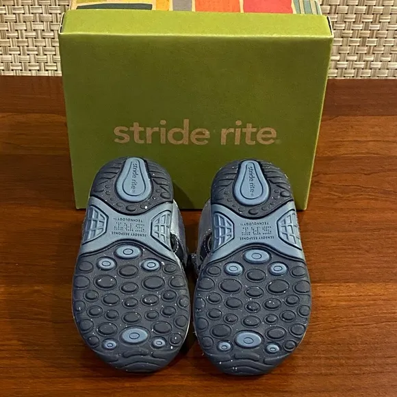 🌟HP🌟NIB Stride Rite Blue Leather Sandal 4W