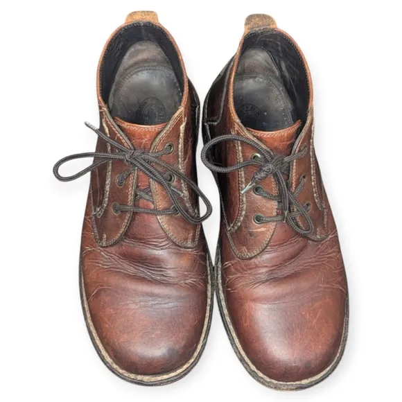 HS Trask Mens Chukka boots 10 M Shoes Brown Leather 1178 Vibram Gumlite lace up