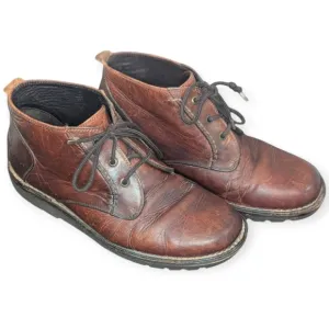 HS Trask Mens Chukka boots 10 M Shoes Brown Leather 1178 Vibram Gumlite lace up