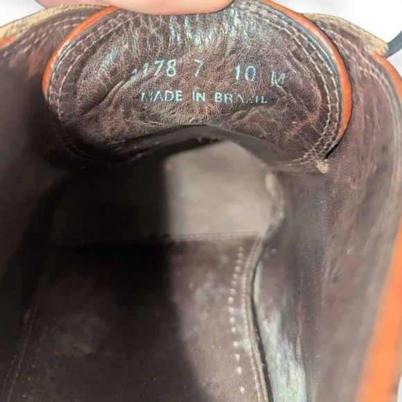 HS Trask Mens Chukka boots 10 M Shoes Brown Leather 1178 Vibram Gumlite lace up