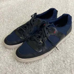 Hugo Boss Mens Size 10 Blue and Black Casual Sneakers