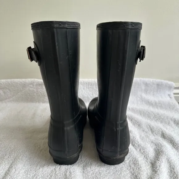 Hunter Black Rain Boots women’s Size 9