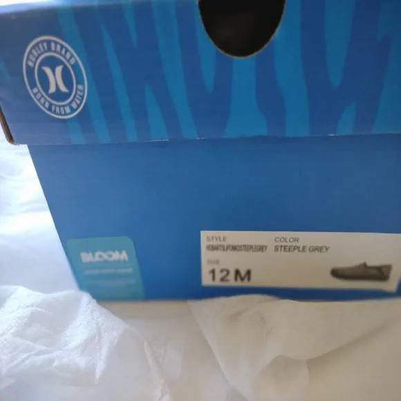 HURLEY Hobart Men's KD Slip-on Sneakers Size 12 NEW IN BOX