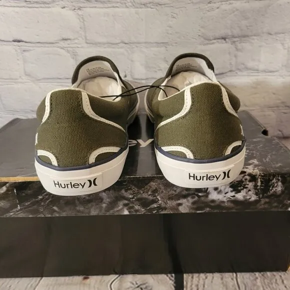 Hurley Men's Kayo Slip-on Sneaker - Dark Olive