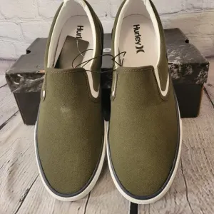 Hurley Men's Kayo Slip-on Sneaker - Dark Olive