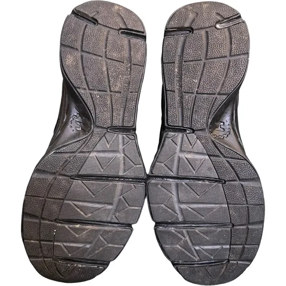 HYTEST Forge Comforssage Slip On Steel Toe Work Safety Shoes Black Size 5M