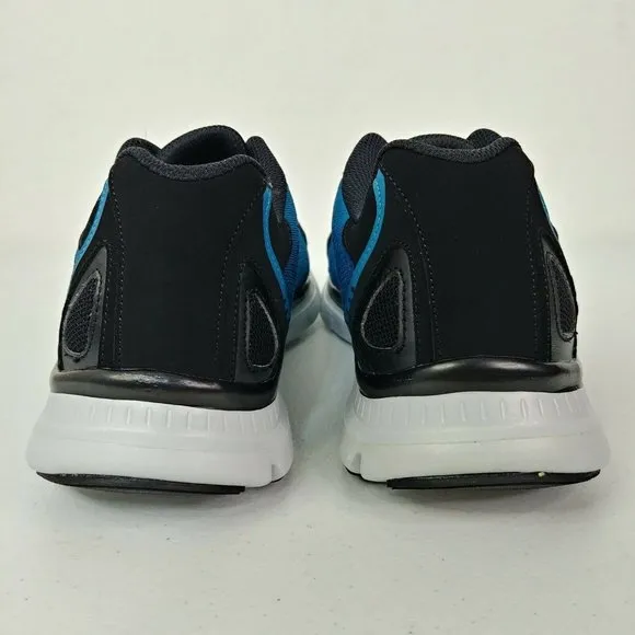 HYTEST K11179 Black / Blue Steel Toe Safety Work Shoes EH Men's Size 10.…