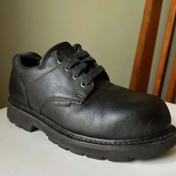 Hytest Safety Footwear Waterproof Composite Toe Shoe ASTM Oil &amp; Sip Resistant