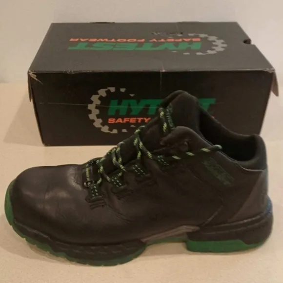 Hytest Safety Footwear, Xergy Footrests* Steel Toe Shoes, Mn's 10.5, Nearly NEW