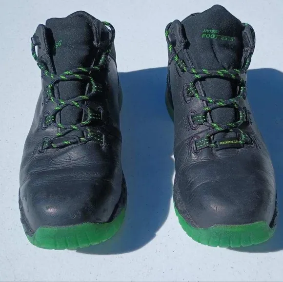 Hytest Safety Footwear, Xergy Footrests* Steel Toe Shoes, Mn's 10.5, Nearly NEW