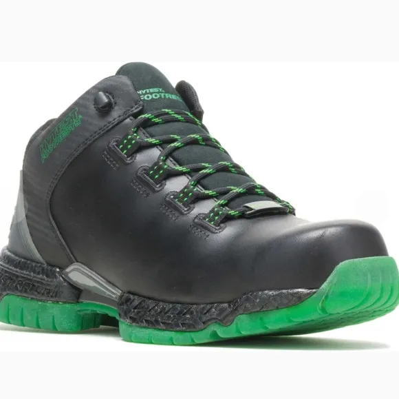 Hytest Safety Footwear, Xergy Footrests* Steel Toe Shoes, Mn's 10.5, Nearly NEW