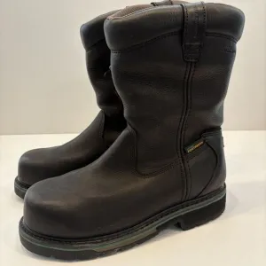 Hytest Safety Work Boots Wellington Black Composite Toe NEW Old‎ Stock Sz 7.5 D