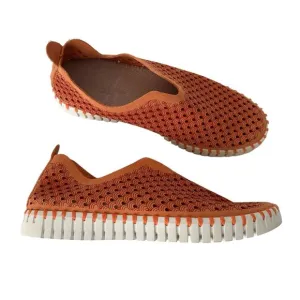 Ilse Jacobsen Platform Tulip139 Breathable Flat Shoes Leather Orange 37 (US 7)