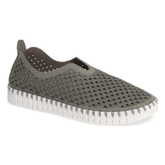 Ilse Jacobsen Tulip Perforated Slip On Sneaker
