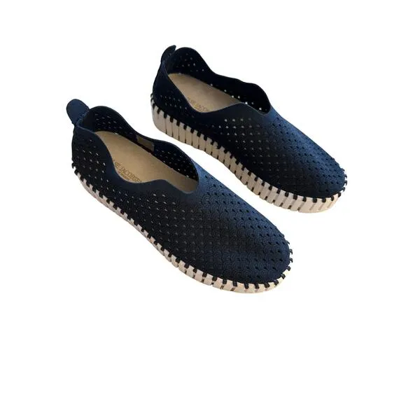 Ilse Jacobsen Women's Tulip 3373 Slip On Sneakers Color:Dark Indigo 38/ US 8
