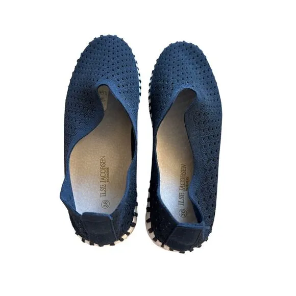 Ilse Jacobsen Women's Tulip 3373 Slip On Sneakers Color:Dark Indigo 38/ US 8