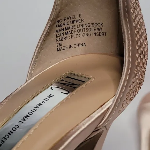 Inc Rayellef Pink Bisque Evening Shoes