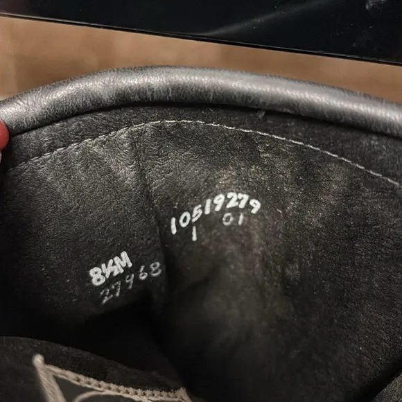 Indian Motorcycles Black Leather Harness Boots Slip On Vibram Soles Men’s 8.5
