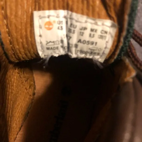 INFANT TIMBERLANDS 4.5