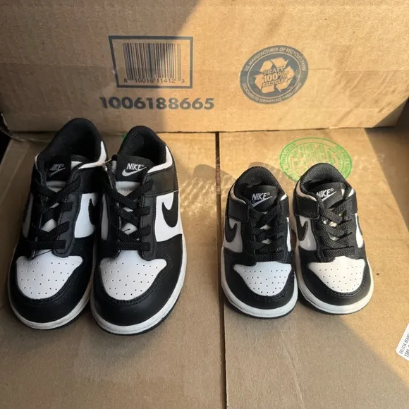 Infant toddler and Junior sneakers