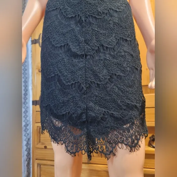 INTIMATELY FREE PEOPLE Elegant Black Lace Dress