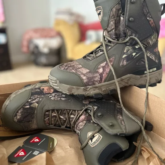 Irish Setter Camo Hunting Boots 11E2