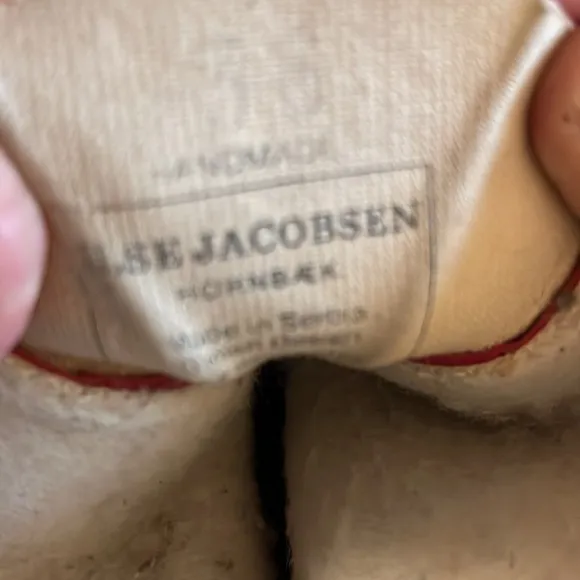 Isle Jacobsen Womens Short Rain Boots Red 36 Lace Up Cotton Lining Sustainable